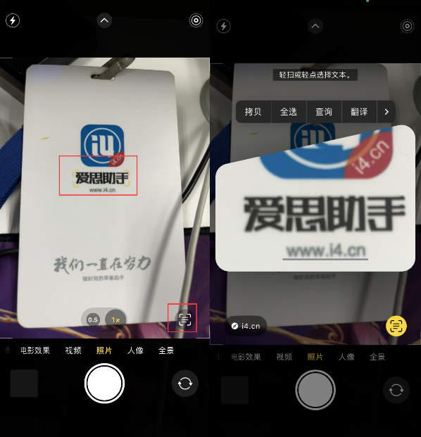 南江苹果手机维修分享升级iOS 16后如何通过相机翻译文本 