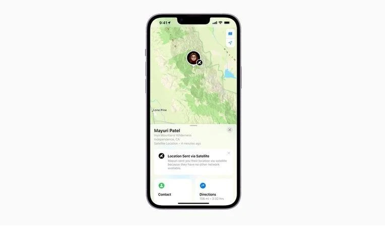 南江苹果14维修分享iPhone14系列中 FindMy功能通过卫星分享位置方法教程 