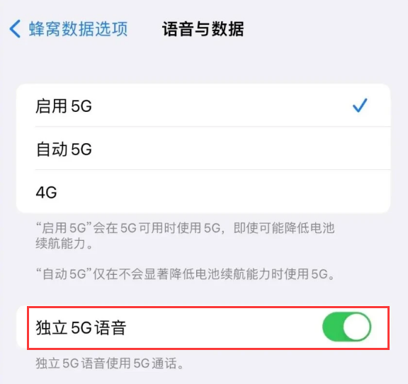 南江苹果14维修分享iPhone 14 Pro如何开启VoNR 