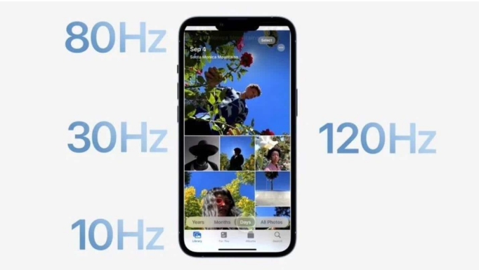 南江苹果14维修分享iPhone 14有高刷吗 