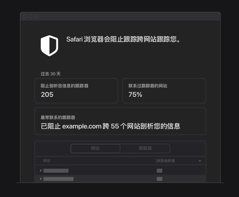 南江苹果手机维修分享如何在 Safari 浏览器中查看和打开隐私报告 
